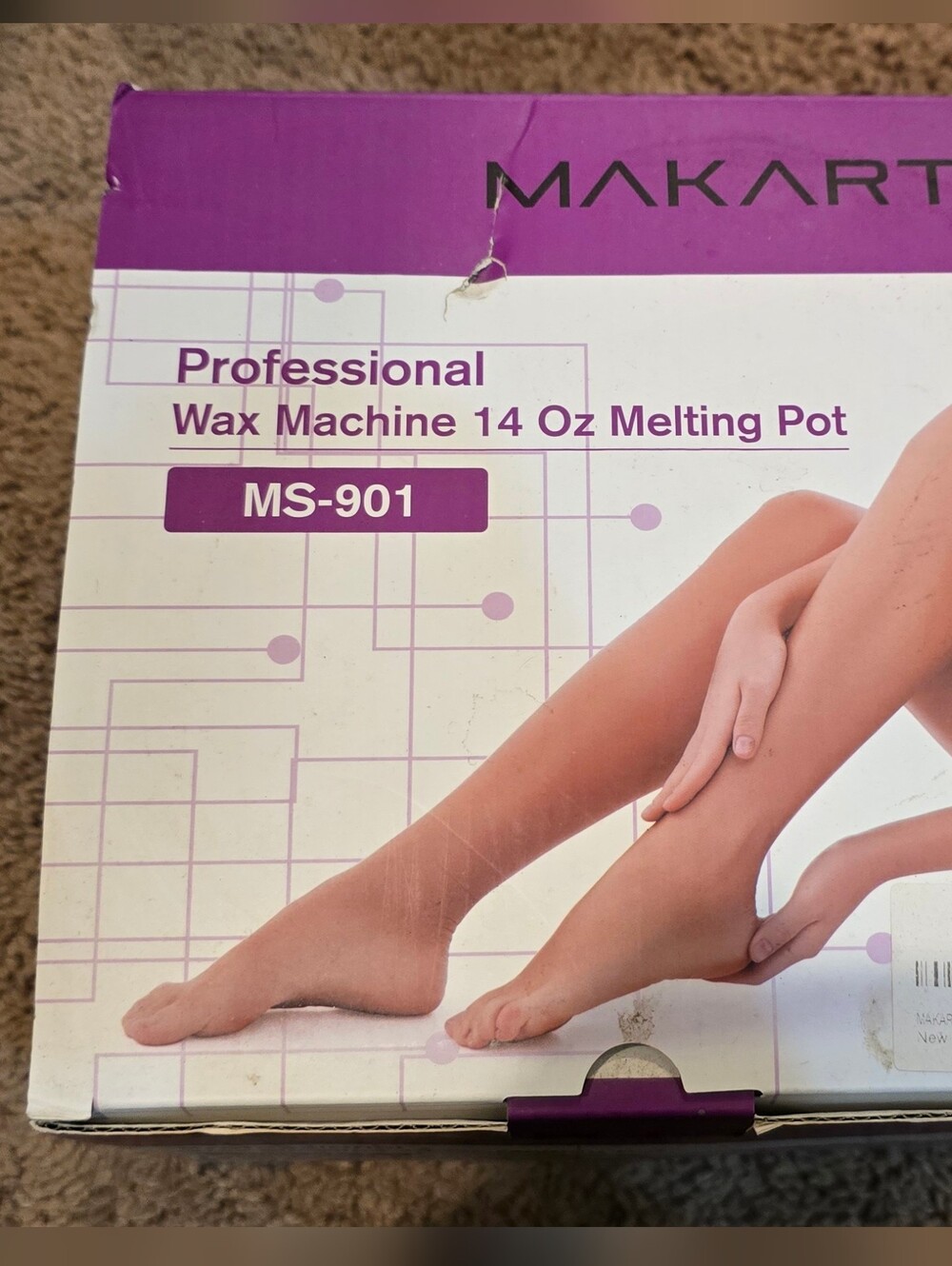 Professional Wax Machine MS-901 in Purple